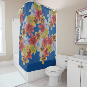 Rideaux De Douche fleurs uniques, grandes et audacieuses, florales