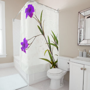 Rideaux De Douche Fleurs violettes dans la brise