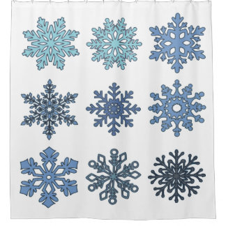 Rideaux De Douche Flocon de neige