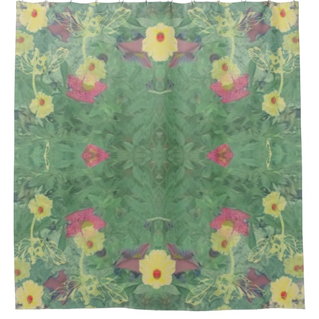 Rideaux De Douche Floral (Devant)