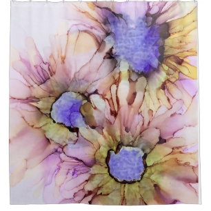 Rideaux De Douche Floral pourpre