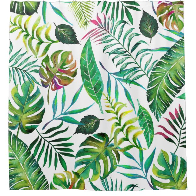 Rideaux De Douche Flore tropicale (Devant)