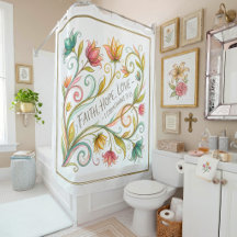 Foi Espoir Amour floral