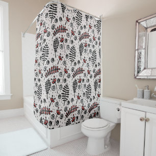 Rideaux De Douche Foliage lunaire