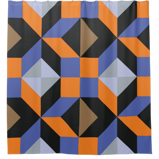 Rideaux De Douche Fond d'écran de conception créative Abstrait (Devant)