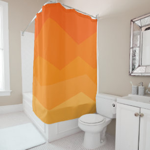 Rideaux De Douche Fond orange