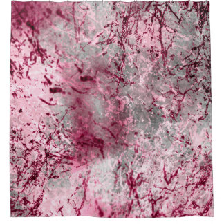 Rideaux De Douche fond rose, déco, motif, abstrait, âgé,