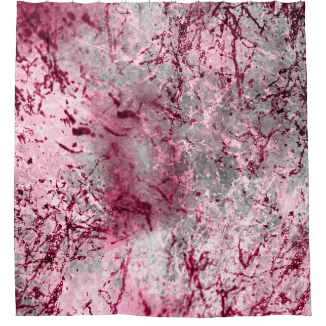 Rideaux De Douche fond rose, déco, motif, abstrait, âgé, (Devant)