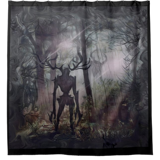 Rideaux De Douche Forest Creeper scary (Devant)