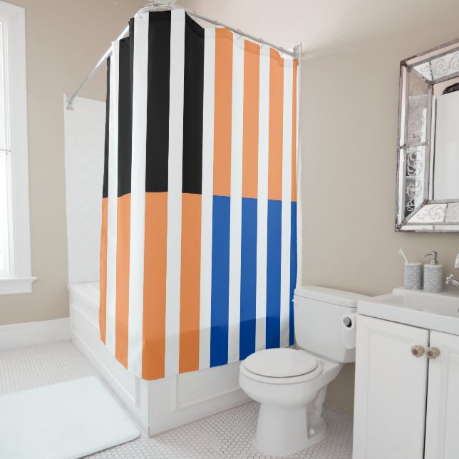 Rideaux De Douche Forme graphique (En situation)