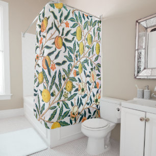 Rideaux De Douche Four Fruit, William Morris