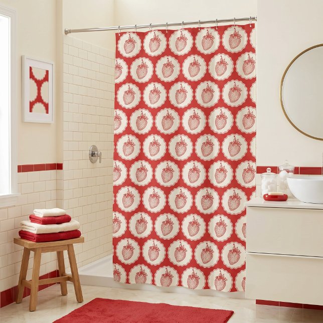 Rideaux De Douche Fraise (Créateur téléchargé)
