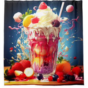 Rideaux De Douche Fruit Smoothie