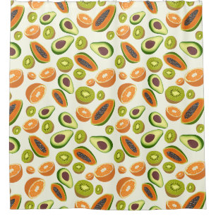 Rideaux De Douche Fruit tropical