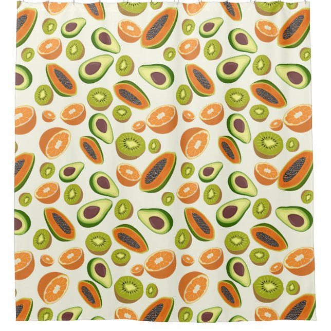 Rideaux De Douche Fruit tropical (Devant)