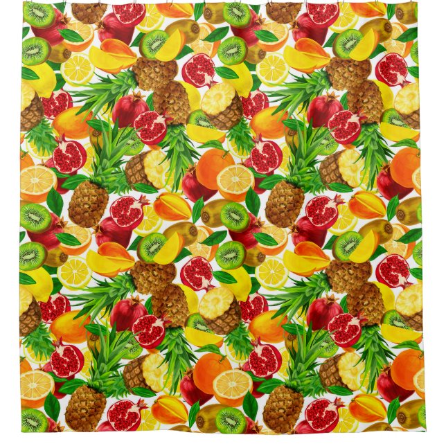 Rideaux De Douche Fruit tropical (Devant)