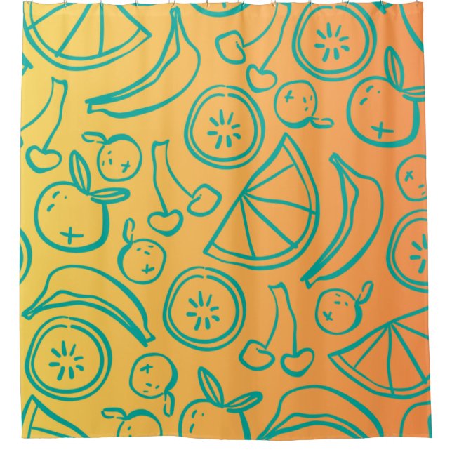 Rideaux De Douche Fruits (Devant)