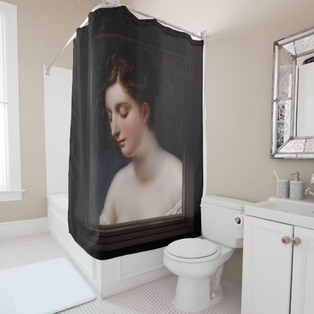 Rideaux De Douche Galatea par Anne Louis Girodet-Trioson (En situation)