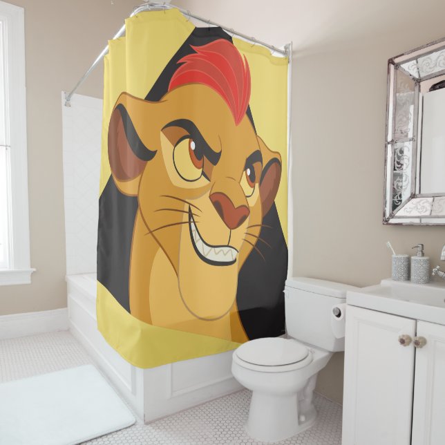 Rideaux De Douche Garde de Lion| Kion Character Art (En situation)