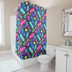Rideaux De Douche Gems arc-en-ciel
