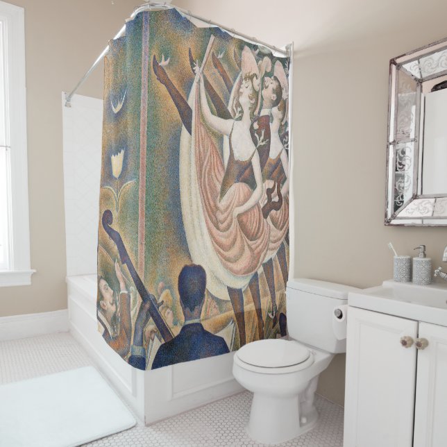 Rideaux De Douche Georges Seurat - Le Chahut (En situation)