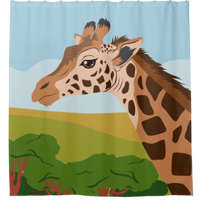 Rideaux De Douche Giraffe (Devant)