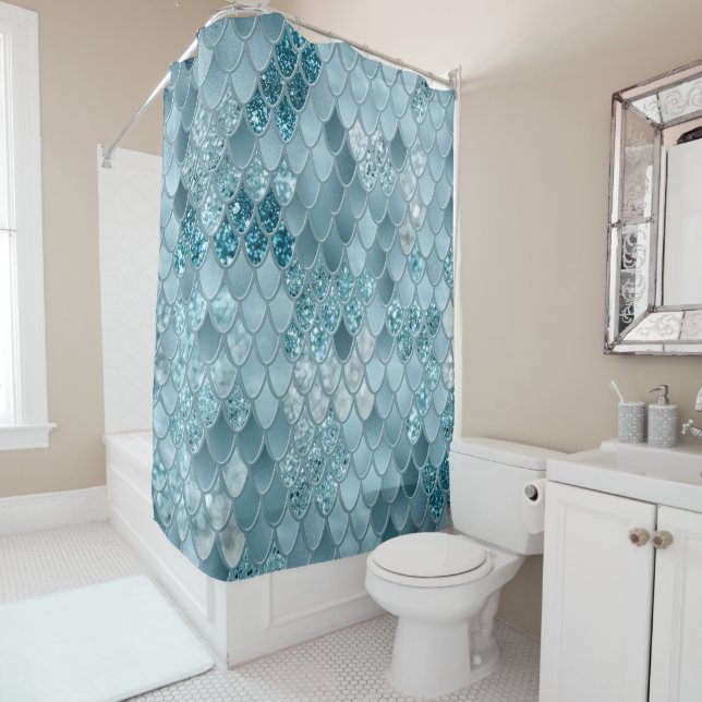 Rideaux De Douche Glam #19 (Photo de Parties scintillant seulement) (En situation)
