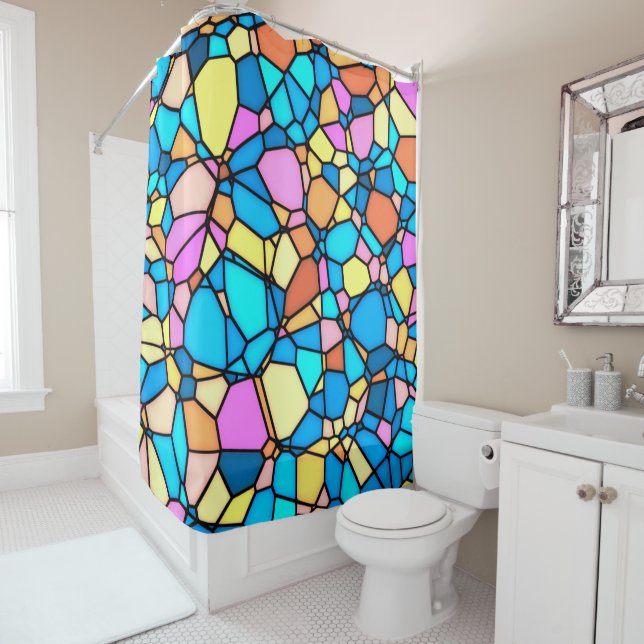 Rideaux De Douche Glass Lite (En situation)