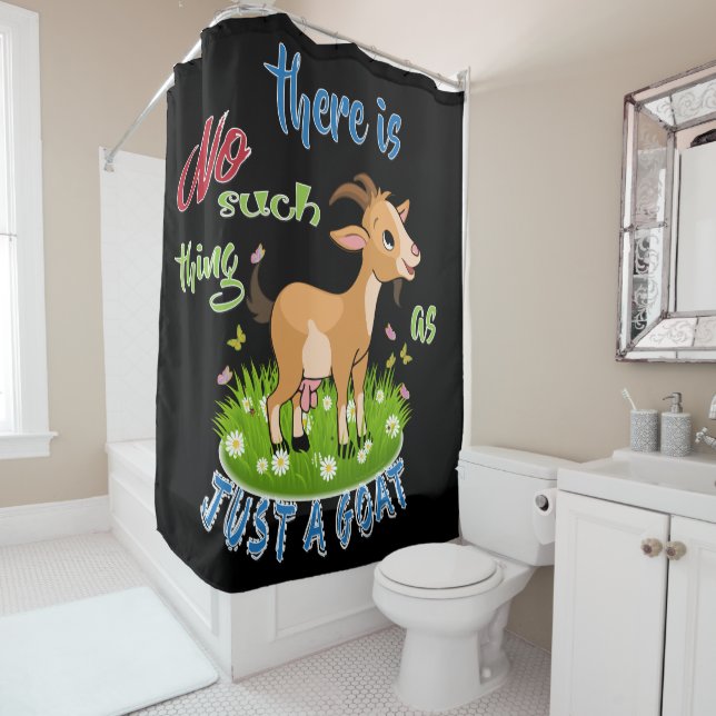 Rideaux De Douche GOAT Lover | Just a Goat GetYerGoat™ (En situation)
