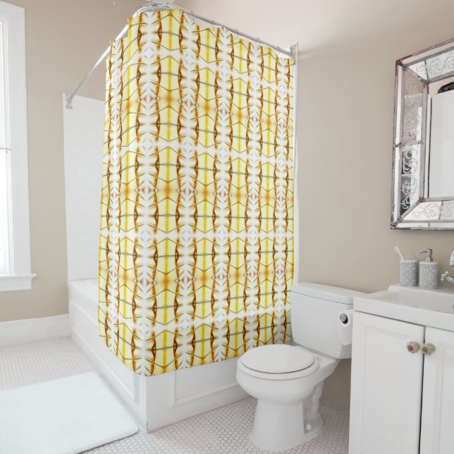 Rideaux De Douche Golden Bling (En situation)