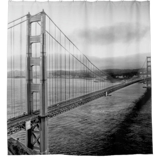Rideaux De Douche Golden Gate Bridge Baie de San Francisco Pacifique (Devant)