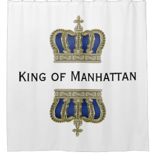 Rideaux De Douche Golden Royal Crown V + votre backgr. & idées