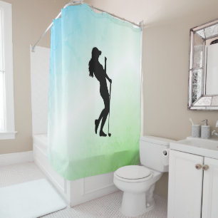 Rideaux De Douche Golf pour dames