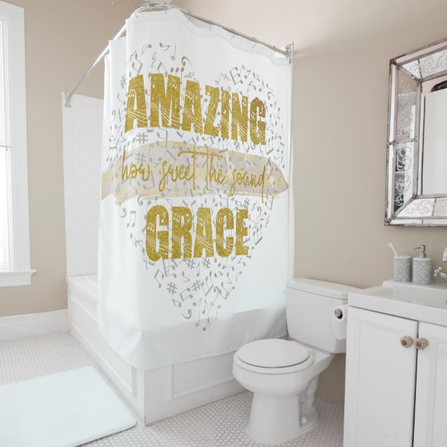 Rideaux De Douche Grace Extraordinaire (En situation)