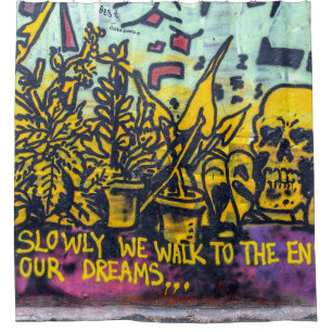 Rideaux De Douche Graffiti urbain Art Abstrait