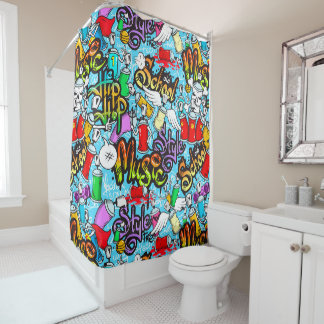 Rideaux De Douche Graffitti