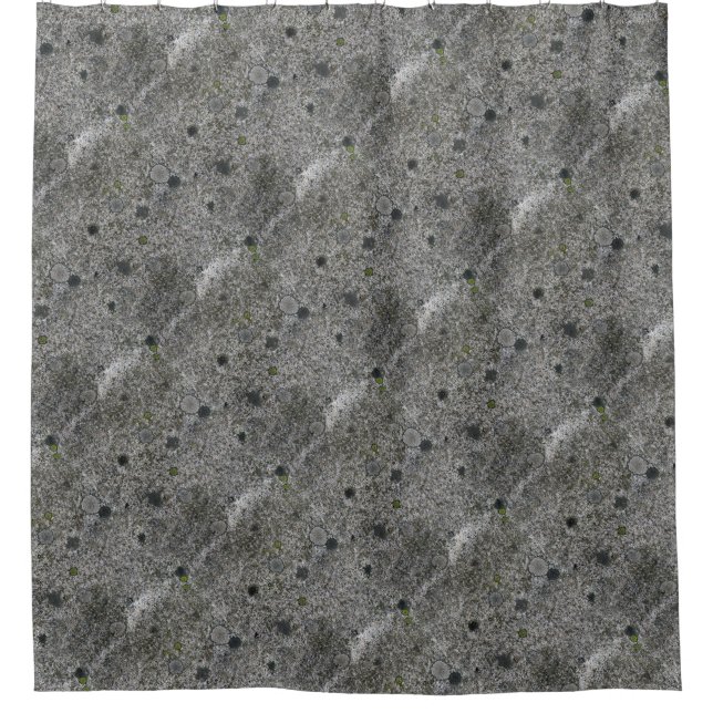 Rideaux De Douche Granit de gris de texture de roche (Devant)