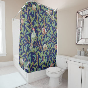 Rideaux De Douche Grenade et petit oiseau, William Morris