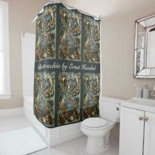Rideaux De Douche Grenouilles et crapauds vintage Batrachia par Erns