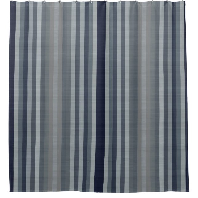 Rideaux De Douche Gris gris de marine (Devant)