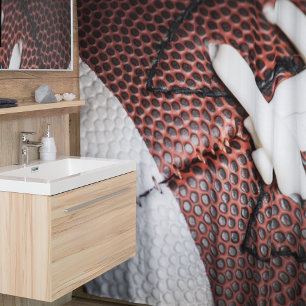 Rideaux De Douche Gros plan photo de football