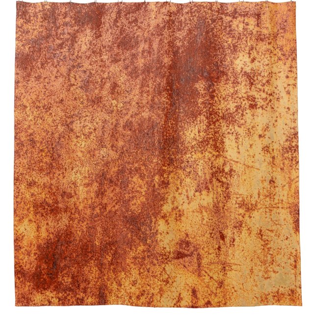 Rideaux De Douche Grunge rouillé texture métallique, rouille et fini (Devant)