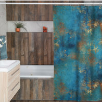 Grunge Turquoise En Cuivre Patiné