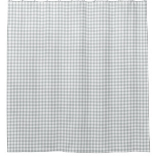 Rideaux De Douche Guingan-Gris (c) Timeless-Decor_