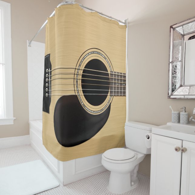 Rideaux De Douche Guitare (En situation)