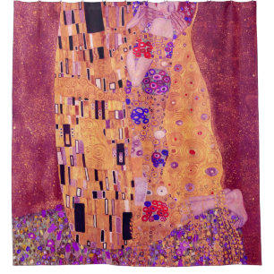 Rideaux De Douche Gustav Klimt Le Baiser Violet