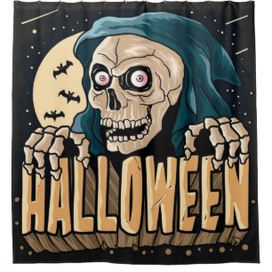Rideaux De Douche Halloween faucheuse