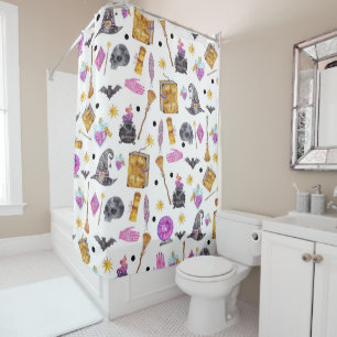 Rideaux De Douche Halloween magique en Whimsical Festive
