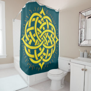 Rideaux De Douche Harmonie infinie : Mandala Sacrée Symbole Celtique