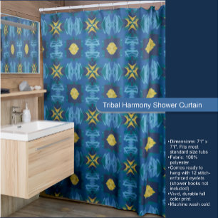 Rideaux De Douche Harmonie tribale